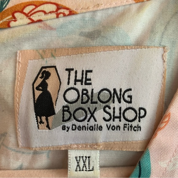 Multicolored Snake Print Vintage Reproduction Swing Dress - Picture 3 of 4